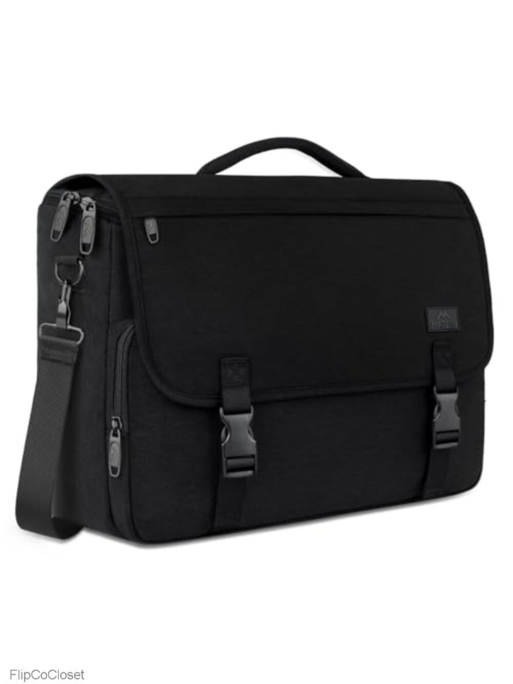 Water Resistant Polyester Messenger Bag Laptop Briefcase Crossbody Work